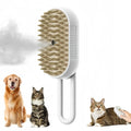 VelvetyPaws™ Brosse Anti-Poils Massage & Vapeur 3-en-1